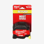 Рулетка магнитная MILWAUKEE, STUD (Gen 3), 8м (33мм)