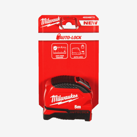 Рулетка AUTOLOCK MILWAUKEE (Gen 2), 5м (25мм)