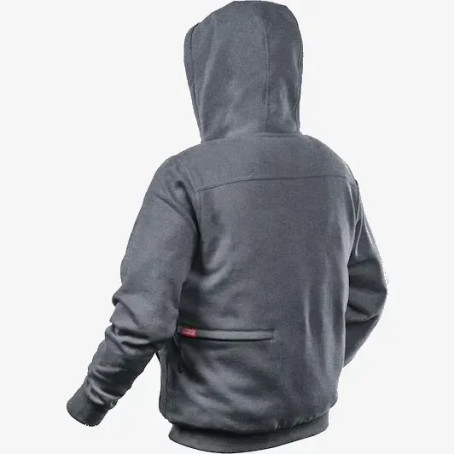 Куртка (толстовка) с электроподогревом аккумуляторная MILWAUKEE, M12 HH GREY3-0 (L), серая