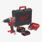 Дриль-шурупокрут з ударом акумулят. MILWAUKEE, M18 CBLPD-422C, 60Нм(+зар.пр.,1ак.Х4Аг,1ак.Х2Аг,кейс Дриль-шурупокрут з ударом акумулят. MILWAUKEE, M18 CBLPD-422C, 60Нм(+зар.пр.,1ак.Х4Аг,1ак.Х2Аг,кейс