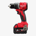 Дриль-шурупокрут з ударом акумуляторний MILWAUKEE, M18 BLPDRC-502C, 60Нм (+ заряд.пристрій, 2 акум.Х 5Аг, кейс)