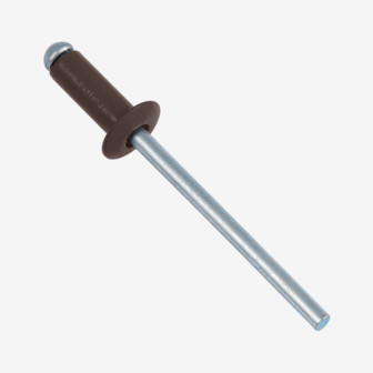 Заклепка DIN 7337 4,0x10 AL/ST Mg 1.5 RAL 8017