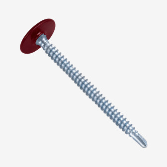 Саморез с прессшайбой сверло 4,2x16 RAL 3005