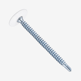 Саморіз з пресшайбою свердло 4,2x16 RAL 9003