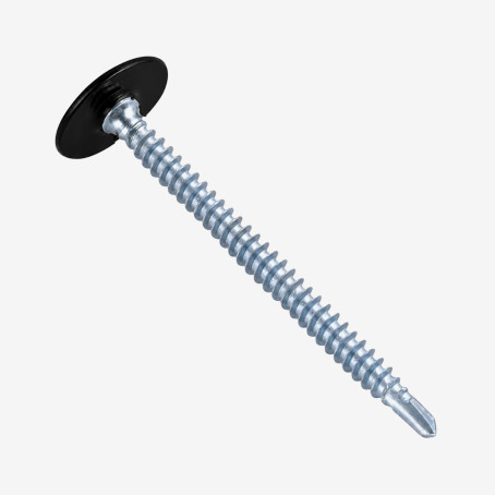 Саморез с прессшайбой сверло 4,2x16 RAL 9005